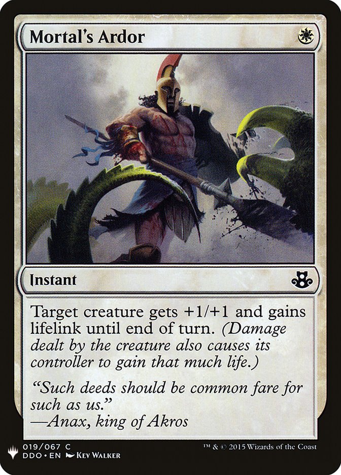 Mortal's Ardor [Mystery Booster] | Game Master's Emporium (The New GME)