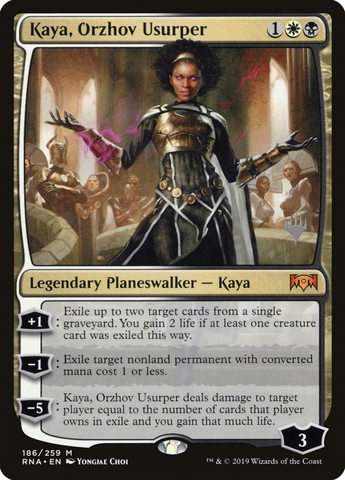 Kaya, Orzhov Usurper (Promo Pack) [Ravnica Allegiance Promos] | Game Master's Emporium (The New GME)