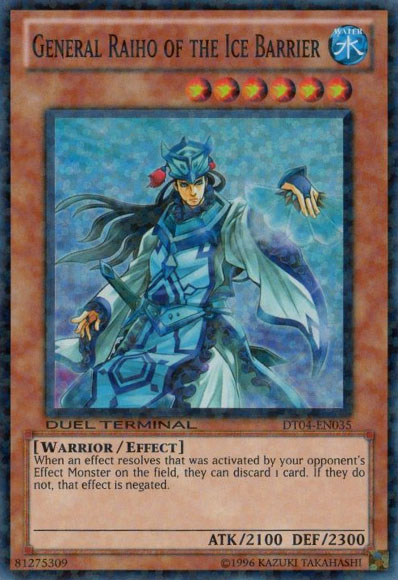 General Raiho of the Ice Barrier [DT04-EN035] Super Rare | Game Master's Emporium (The New GME)