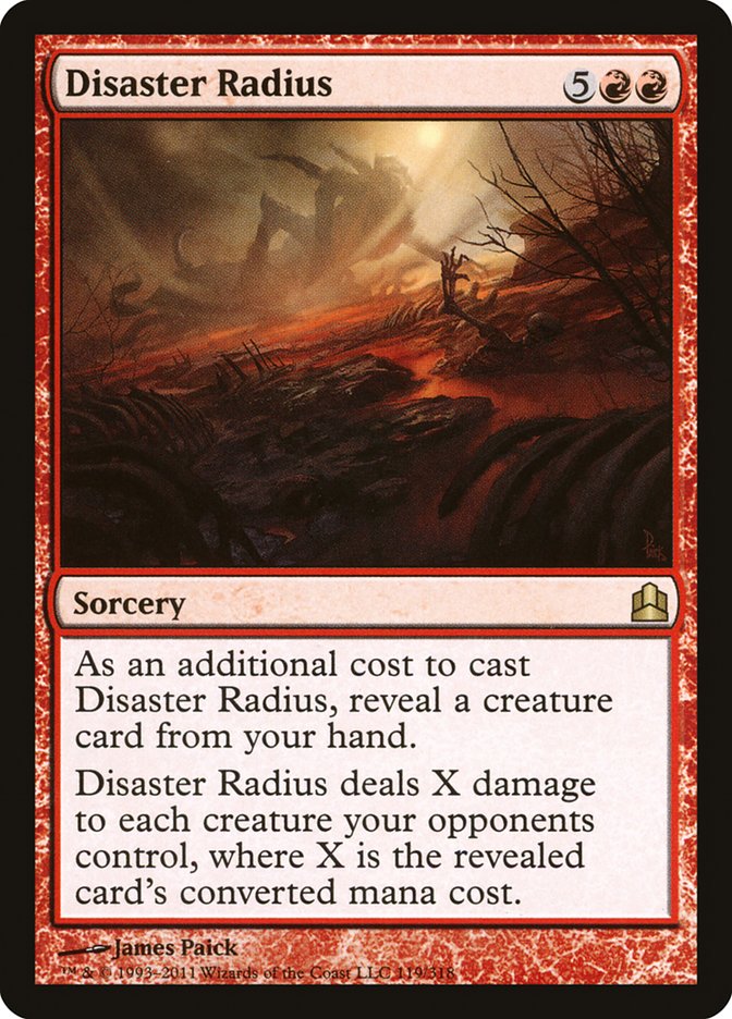 Disaster Radius [Commander 2011] | Game Master's Emporium (The New GME)