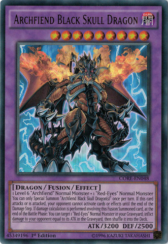 Archfiend Black Skull Dragon [CORE-EN048] Ultra Rare | Game Master's Emporium (The New GME)