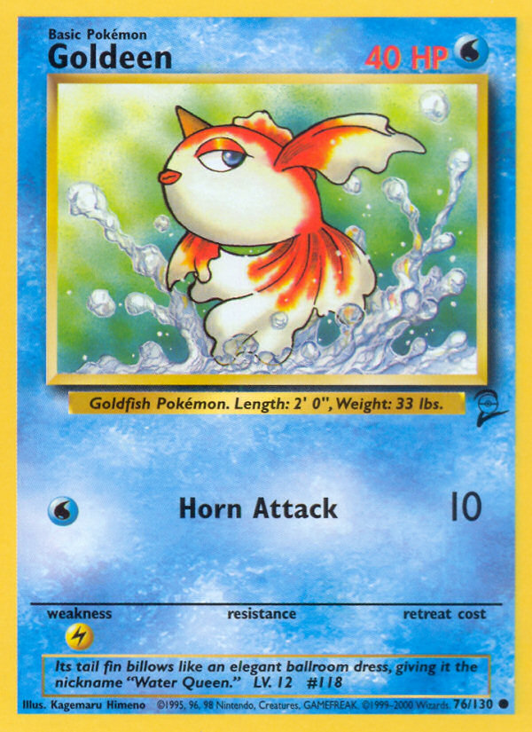 Goldeen (76/130) [Base Set 2] | Game Master's Emporium (The New GME)