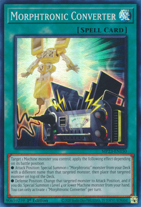Morphtronic Converter [MP23-EN150] Super Rare | Game Master's Emporium (The New GME)