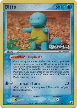 Ditto (40/113) (Stamped) [EX: Delta Species] | Game Master's Emporium (The New GME)