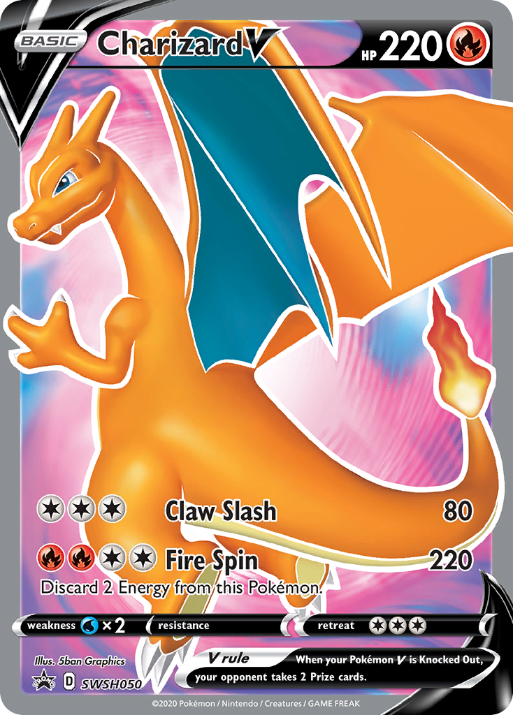 Charizard V (SWSH050) [Sword & Shield: Black Star Promos] | Game Master's Emporium (The New GME)
