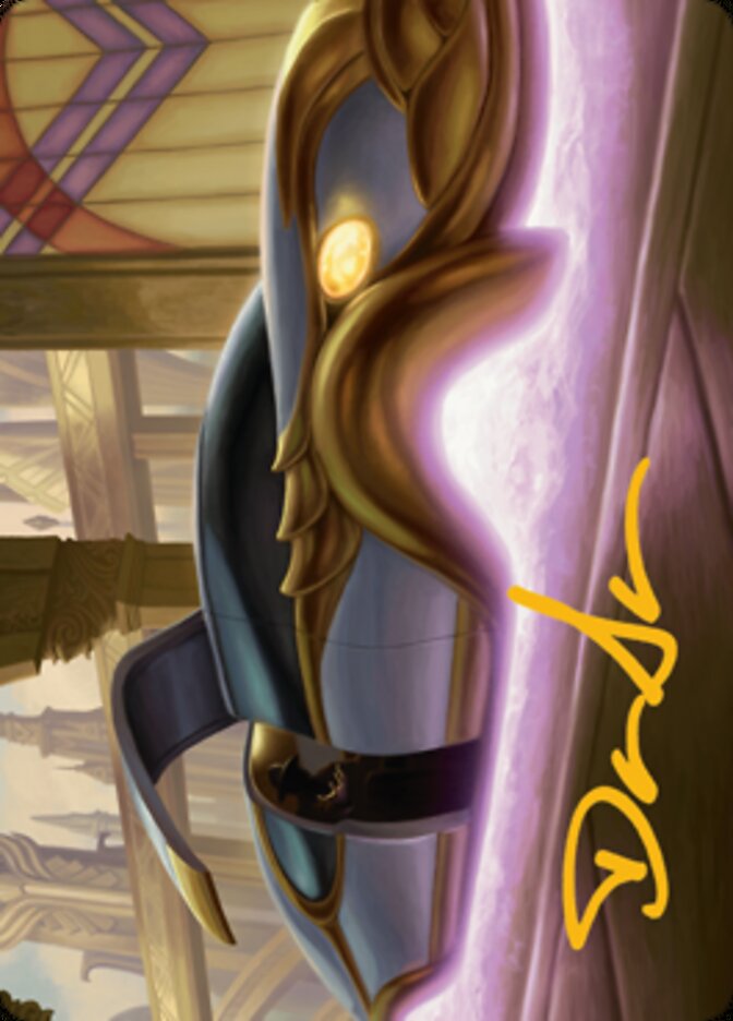 Mysterious Limousine Art Card (Gold-Stamped Signature) [Streets of New Capenna Art Series] | Game Master's Emporium (The New GME)