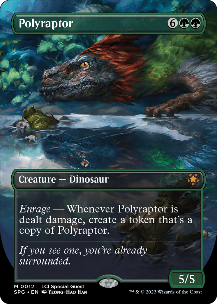 Polyraptor (Borderless) [The Lost Caverns of Ixalan Special Guests] | Game Master's Emporium (The New GME)