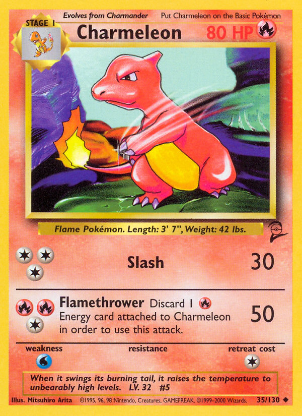 Charmeleon (35/130) [Base Set 2] | Game Master's Emporium (The New GME)