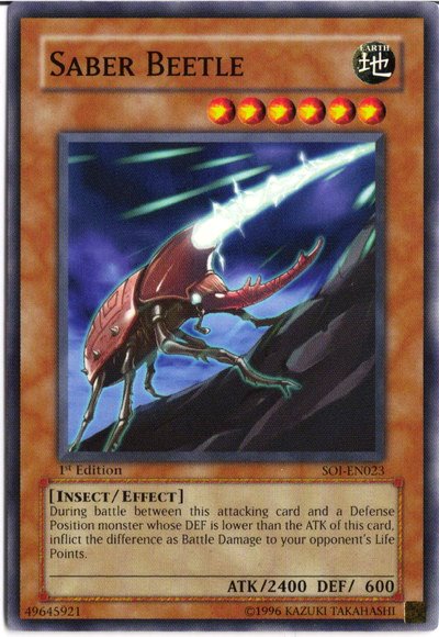 Saber Beetle [SOI-EN023] Common | Game Master's Emporium (The New GME)