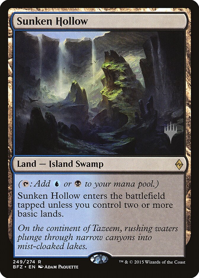 Sunken Hollow [Battle for Zendikar Promos] | Game Master's Emporium (The New GME)