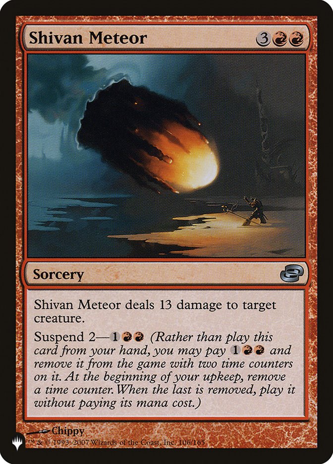 Shivan Meteor [The List] | Game Master's Emporium (The New GME)