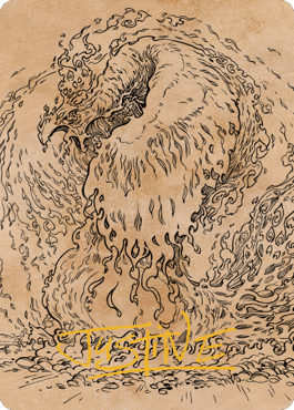 Nemesis Phoenix Art Card (Gold-Stamped Signature) [Commander Legends: Battle for Baldur's Gate Art Series] | Game Master's Emporium (The New GME)