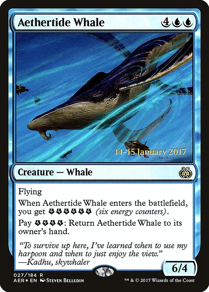 Aethertide Whale [Aether Revolt Prerelease Promos] | Game Master's Emporium (The New GME)