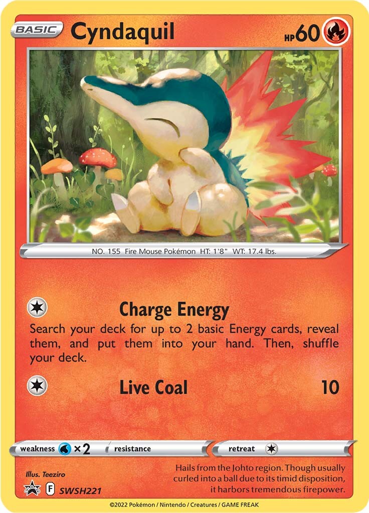 Cyndaquil (SWSH221) [Sword & Shield: Black Star Promos] | Game Master's Emporium (The New GME)