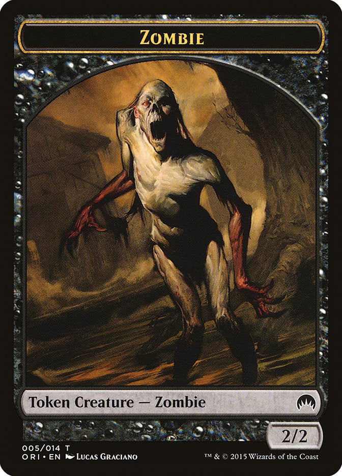 Zombie Token [Magic Origins Tokens] | Game Master's Emporium (The New GME)