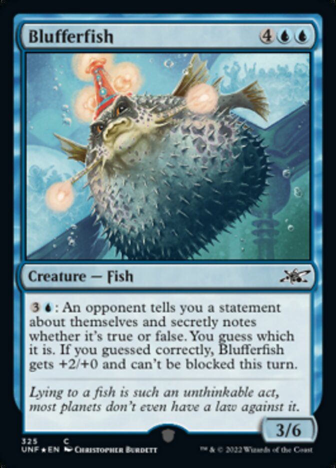 Blufferfish (Galaxy Foil) [Unfinity] | Game Master's Emporium (The New GME)