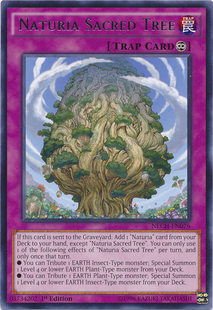 Naturia Sacred Tree [NECH-EN076] Rare | Game Master's Emporium (The New GME)
