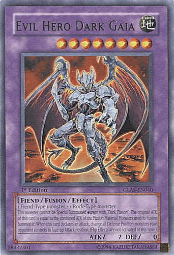 Evil Hero Dark Gaia [GLAS-EN040] Rare | Game Master's Emporium (The New GME)
