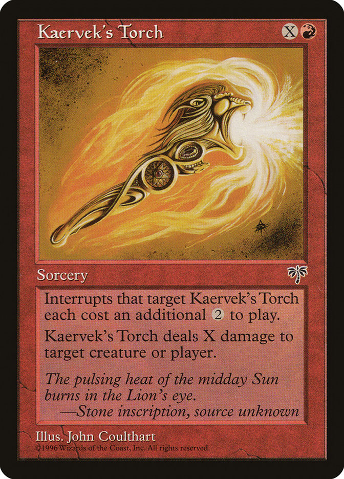 Kaervek's Torch [Mirage] | Game Master's Emporium (The New GME)