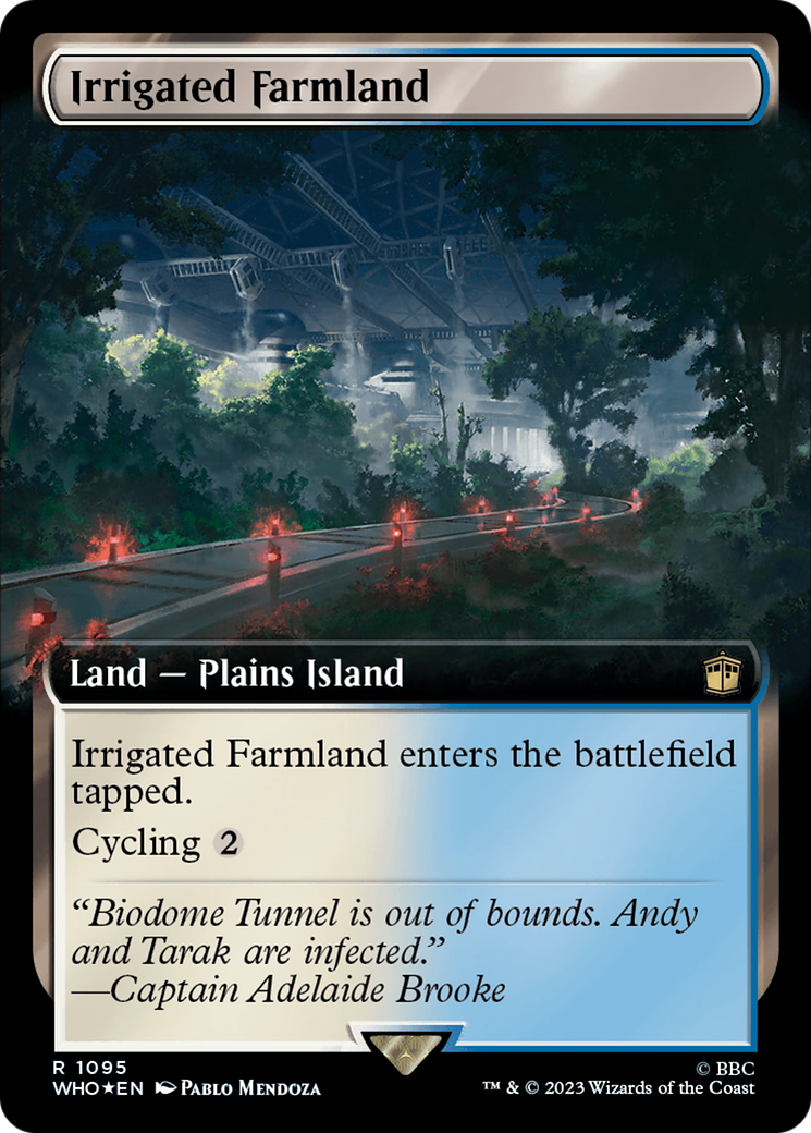 Irrigated Farmland (Extended Art) (Surge Foil) [Doctor Who] | Game Master's Emporium (The New GME)