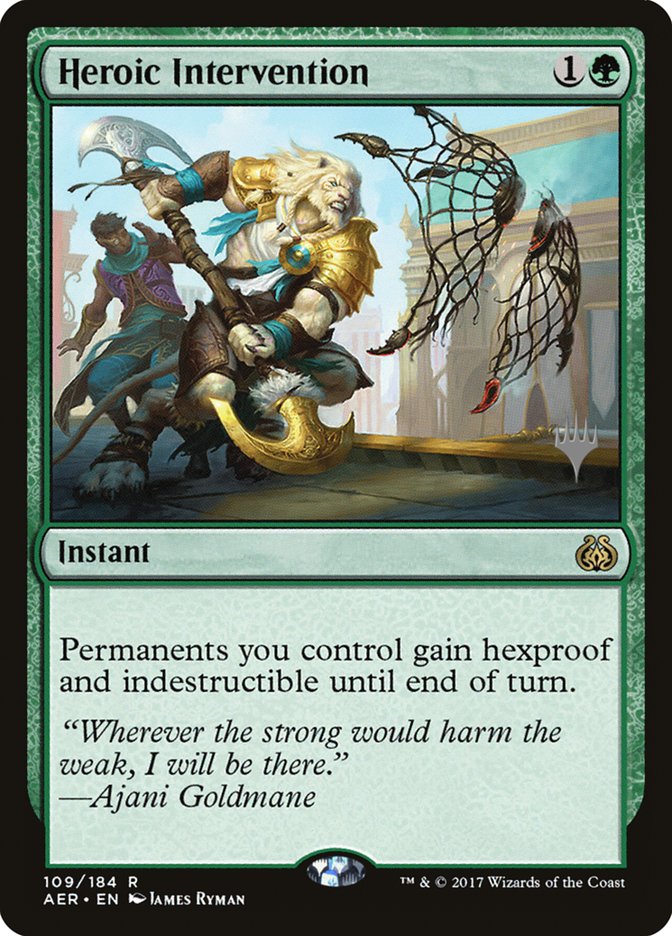 Heroic Intervention (Promo Pack) [Aether Revolt Promos] | Game Master's Emporium (The New GME)