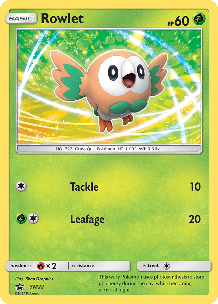 Rowlet (SM22) [Sun & Moon: Black Star Promos] | Game Master's Emporium (The New GME)