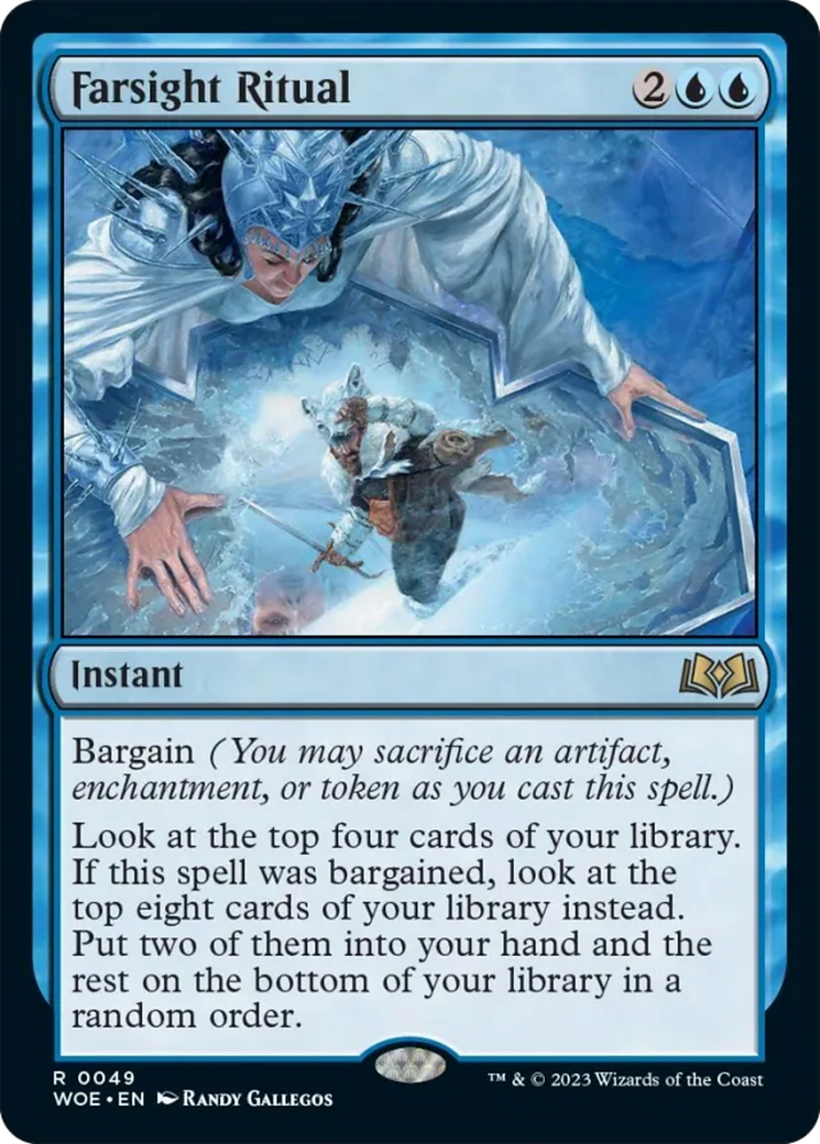 Farsight Ritual [Wilds of Eldraine] | Game Master's Emporium (The New GME)