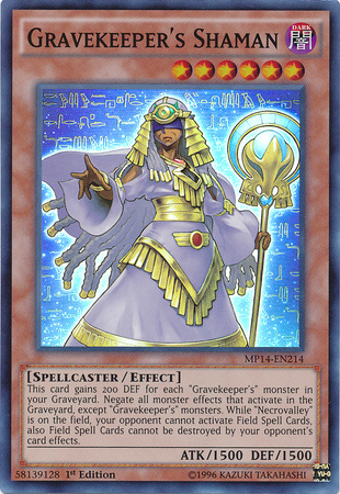 Gravekeeper's Shaman [MP14-EN214] Super Rare | Game Master's Emporium (The New GME)