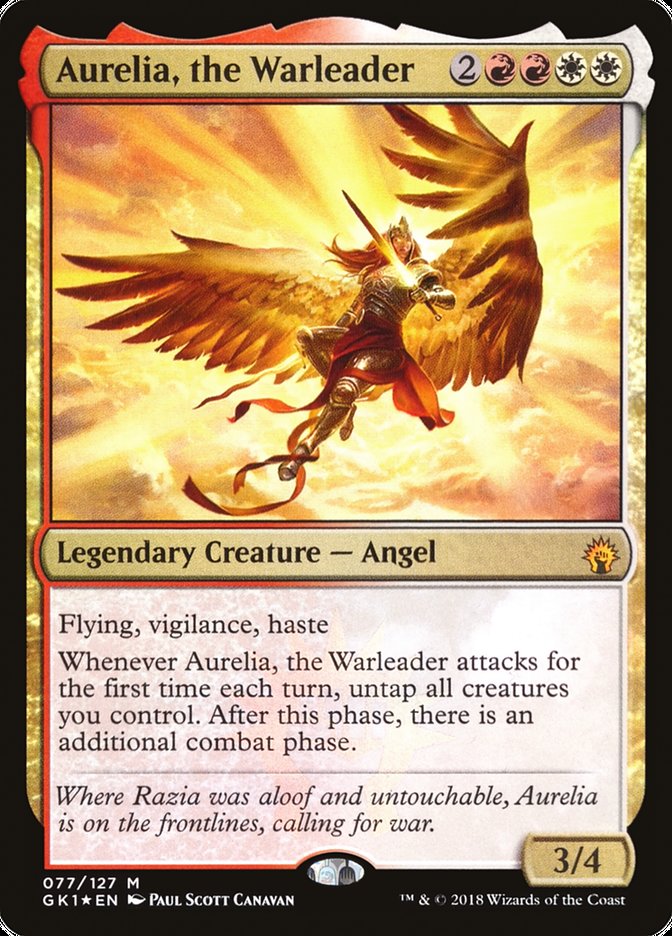 Aurelia, the Warleader [Guilds of Ravnica Guild Kit] | Game Master's Emporium (The New GME)