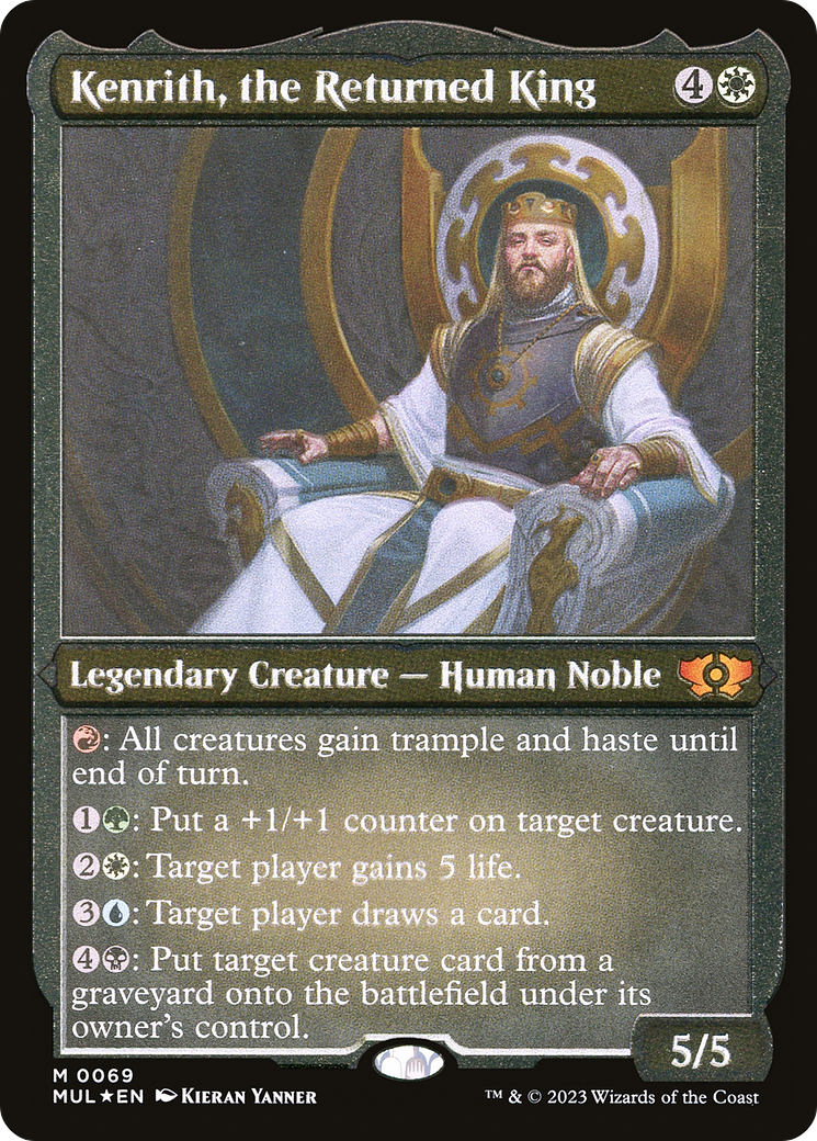 Kenrith, the Returned King (Foil Etched) [Multiverse Legends] | Game Master's Emporium (The New GME)