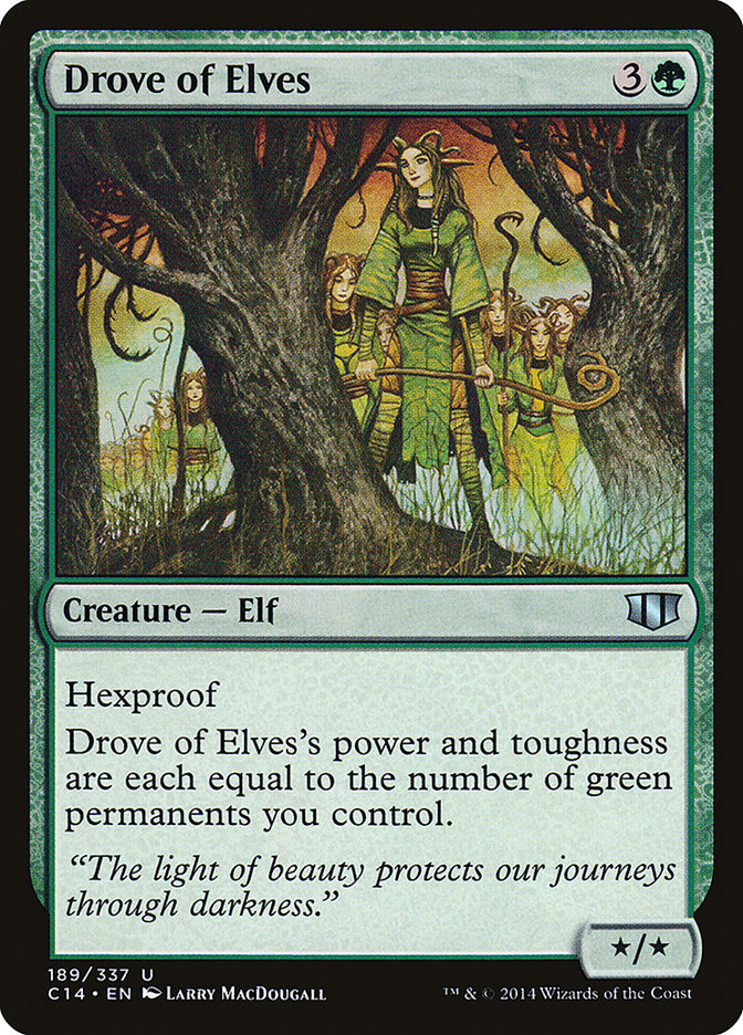 Drove of Elves [Commander 2014] | Game Master's Emporium (The New GME)