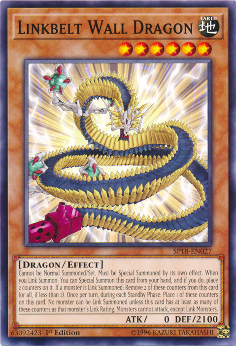 Linkbelt Wall Dragon [SP18-EN027] Common | Game Master's Emporium (The New GME)