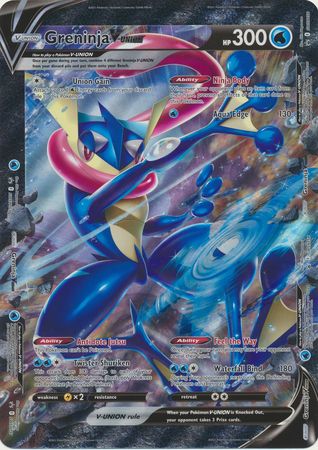 Greninja V-Union (Jumbo Card) [Sword & Shield: Black Star Promos] | Game Master's Emporium (The New GME)