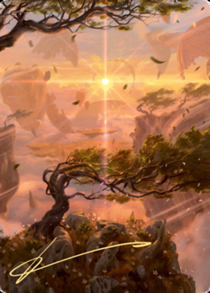 Windswept Heath Art Card (Gold-Stamped Signature) [Zendikar Rising Art Series] | Game Master's Emporium (The New GME)