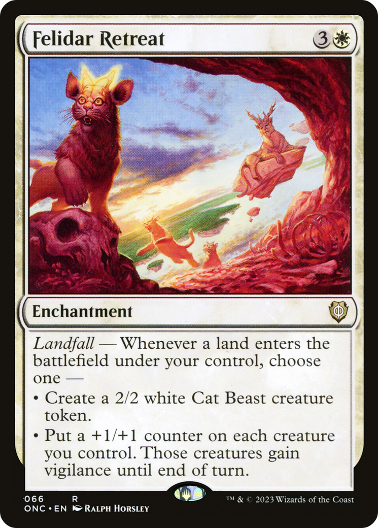Felidar Retreat [Phyrexia: All Will Be One Commander] | Game Master's Emporium (The New GME)