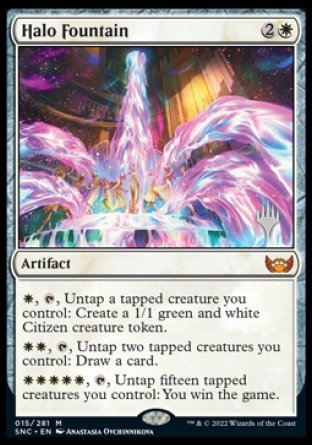 Halo Fountain (Promo Pack) [Streets of New Capenna Promos] | Game Master's Emporium (The New GME)