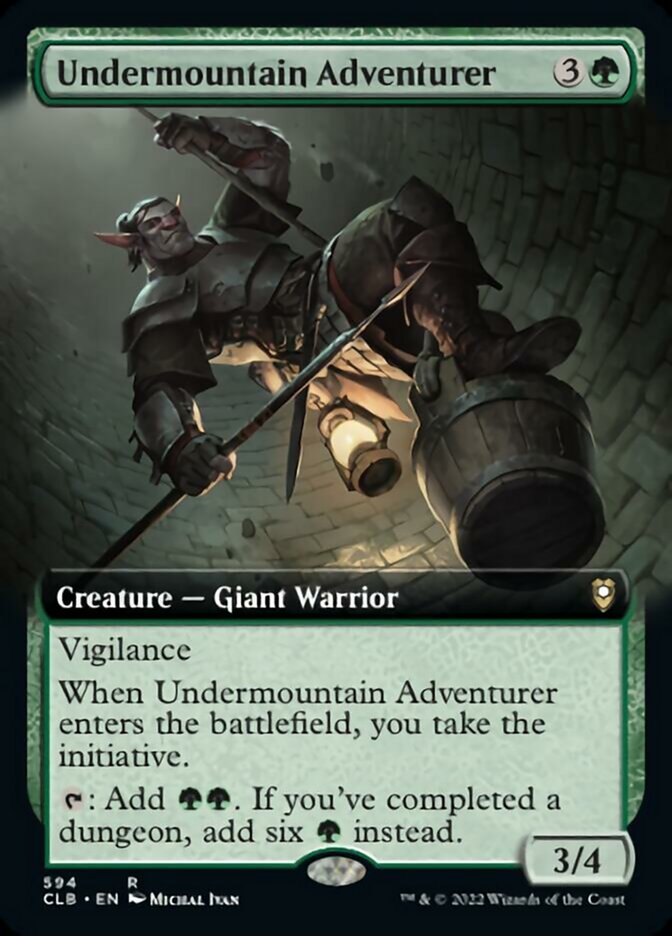 Undermountain Adventurer (Extended Art) [Commander Legends: Battle for Baldur's Gate] | Game Master's Emporium (The New GME)