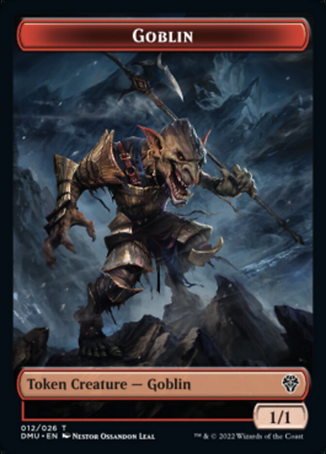 Soldier // Goblin Double-Sided Token [Dominaria United Tokens] | Game Master's Emporium (The New GME)