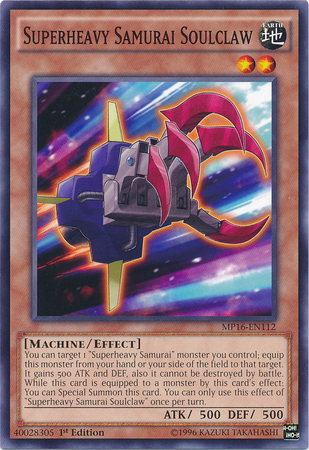Superheavy Samurai Soulclaw [MP16-EN112] Common | Game Master's Emporium (The New GME)