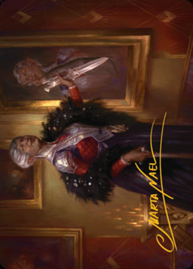 Evelyn, the Covetous Art Card (Gold-Stamped Signature) [Streets of New Capenna Art Series] | Game Master's Emporium (The New GME)