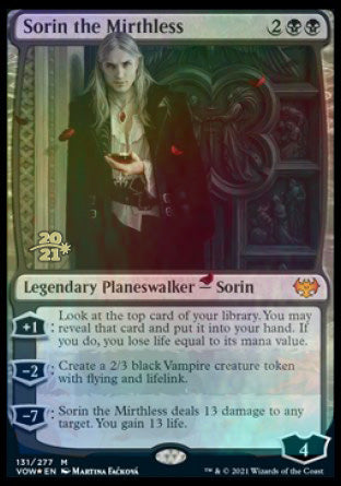 Sorin the Mirthless [Innistrad: Crimson Vow Prerelease Promos] | Game Master's Emporium (The New GME)