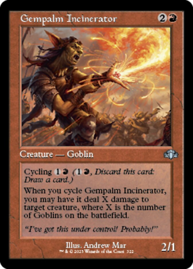 Gempalm Incinerator (Retro) [Dominaria Remastered] | Game Master's Emporium (The New GME)