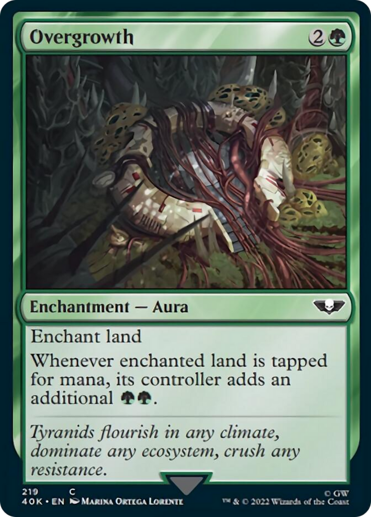 Overgrowth (Surge Foil) [Warhammer 40,000] | Game Master's Emporium (The New GME)