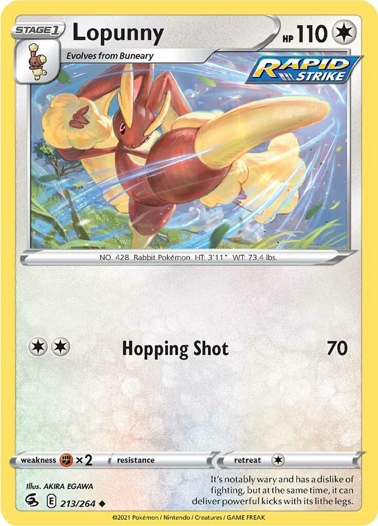 Lopunny (213/264) [Sword & Shield: Fusion Strike] | Game Master's Emporium (The New GME)