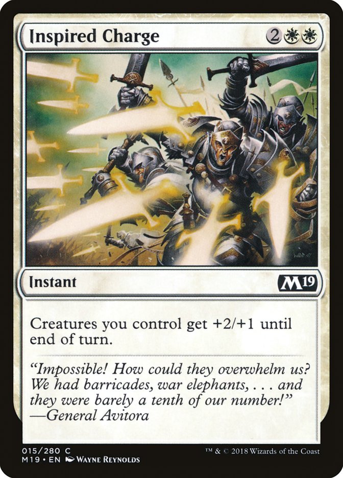 Inspired Charge [Core Set 2019] | Game Master's Emporium (The New GME)