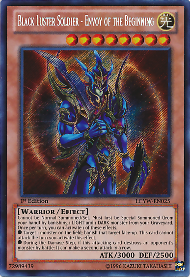 Black Luster Soldier - Envoy of the Beginning [LCYW-EN025] Secret Rare | Game Master's Emporium (The New GME)