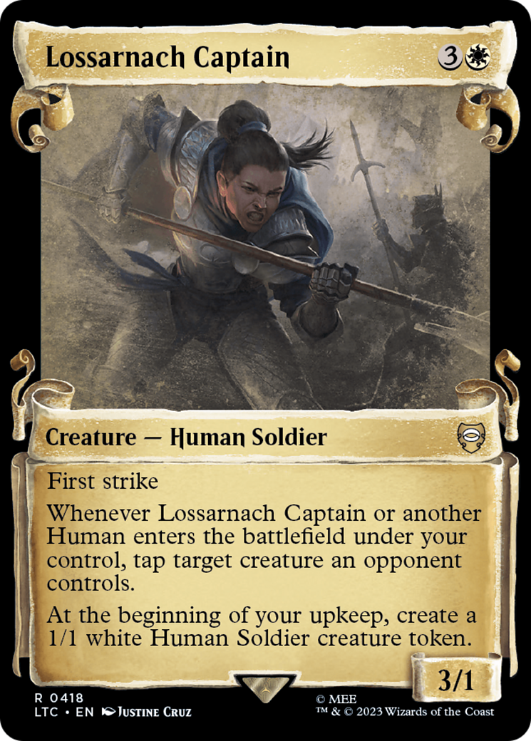 Lossarnach Captain [The Lord of the Rings: Tales of Middle-Earth Commander Showcase Scrolls] | Game Master's Emporium (The New GME)