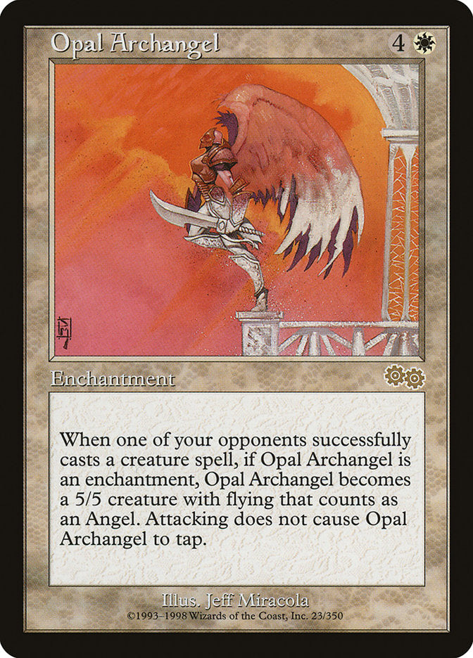 Opal Archangel [Urza's Saga] | Game Master's Emporium (The New GME)