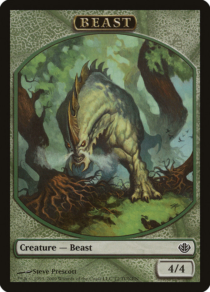 Beast Token (T2) [Duel Decks: Garruk vs. Liliana Tokens] | Game Master's Emporium (The New GME)