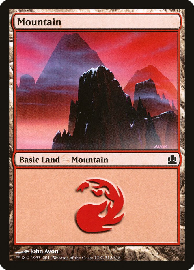 Mountain (312) [Commander 2011] | Game Master's Emporium (The New GME)